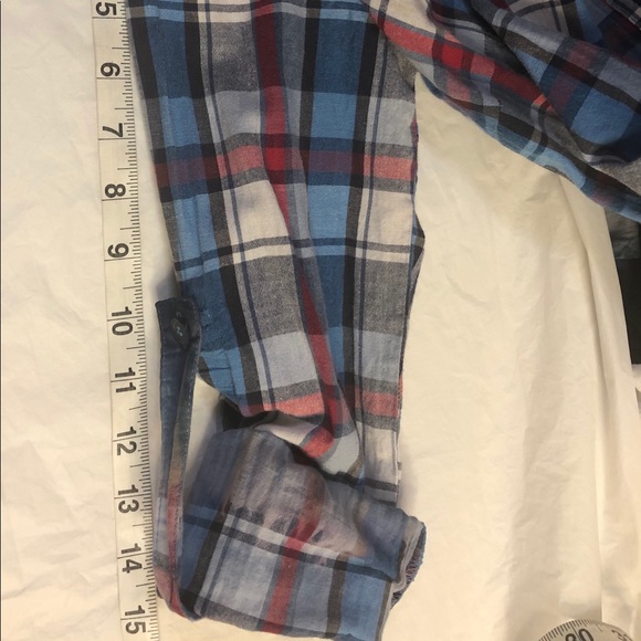 Box plaid ombré hand dyed shirt by Forever 21 SM - Picture 13 of 14